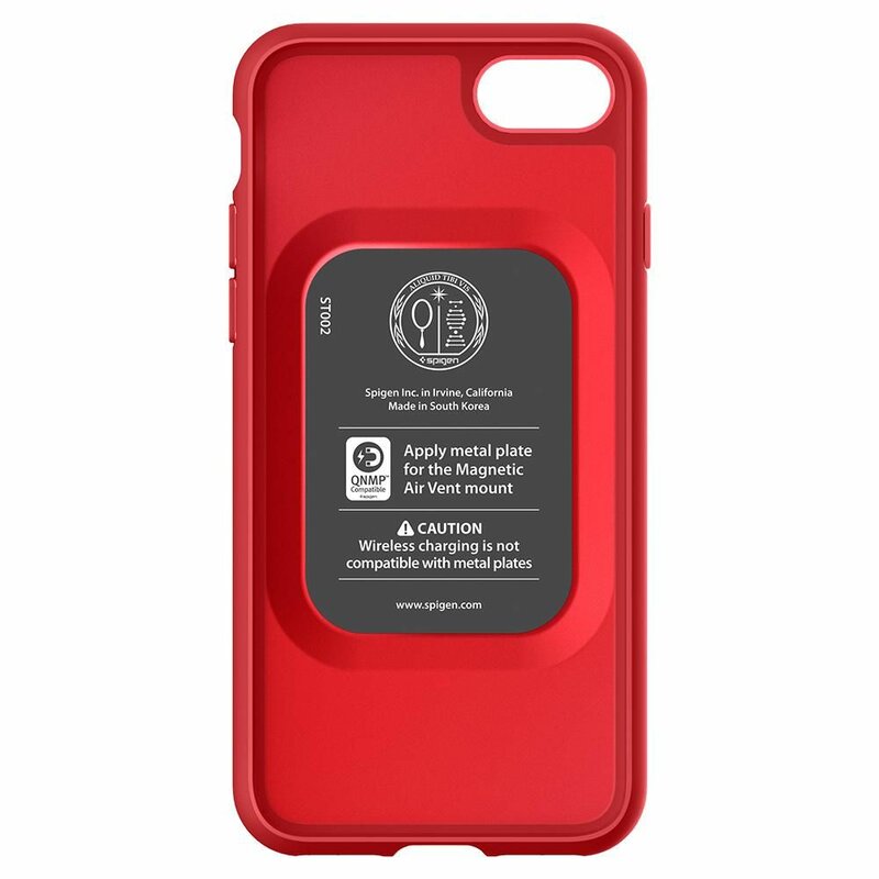Husa iPhone 8 Spigen Thin Fit Pro - Rosu