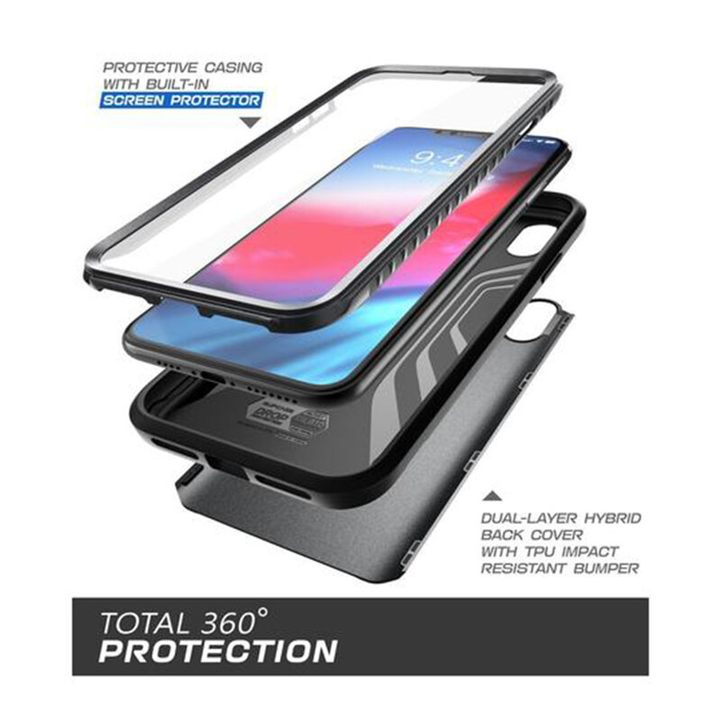 Husa Telefon iPhone XS Max Supcase Unicorn Beetle Ubneo - Black