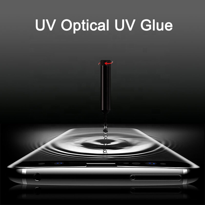 Folie Sticla Samsung Galaxy S20 Ultra Lito UV Glue 9H Cu Lampa Si Adeziv Lichid - Clear
