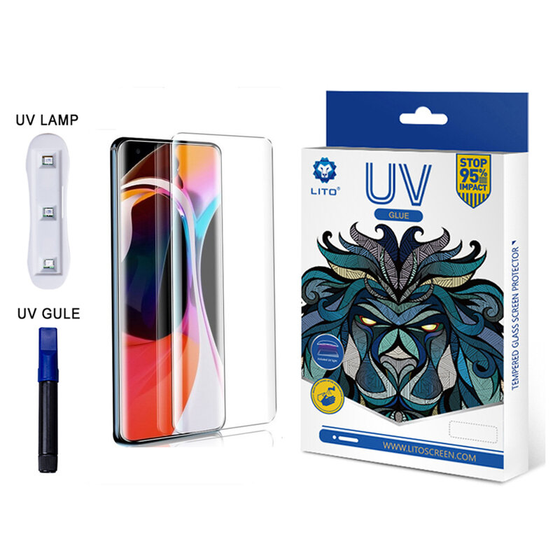 Folie Sticla Xiaomi Mi Note 10 Lite Lito UV Glue 9H Cu ...