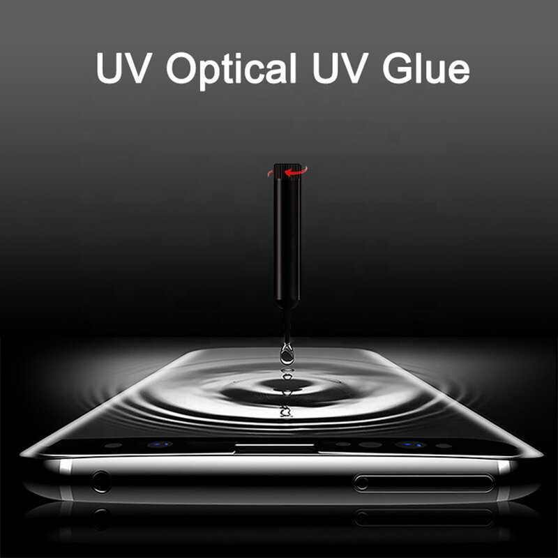 Folie Sticla Samsung Galaxy Note 20 Ultra Lito UV Glue 9H Cu Lampa Si Adeziv Lichid - Clear