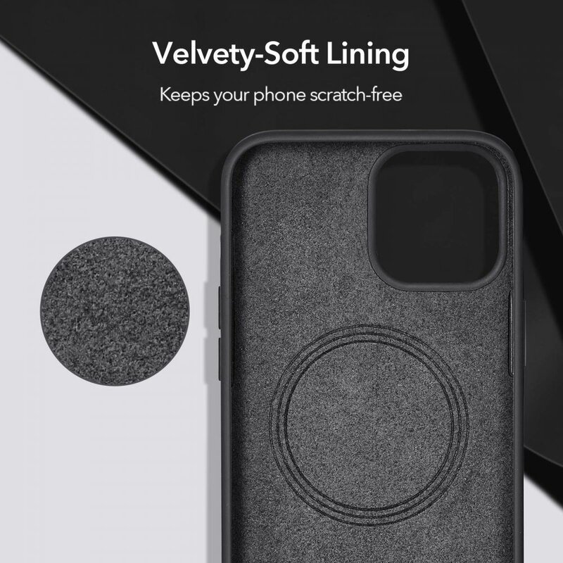 Husa iPhone 12 mini ESR Cloud Halolock, compatibila MagSafe - Negru