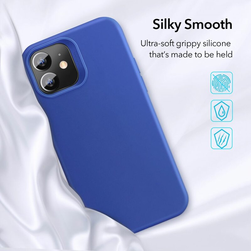 Husa iPhone 12 mini ESR Cloud Halolock, compatibila MagSafe - Bleumarin