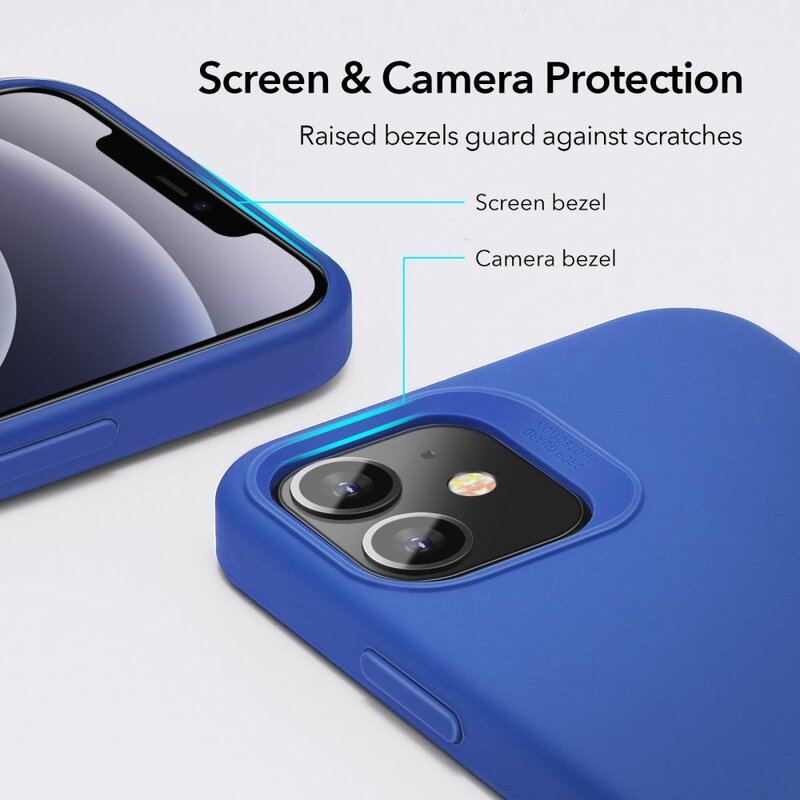 Husa iPhone 12 mini ESR Cloud Halolock, compatibila MagSafe - Bleumarin