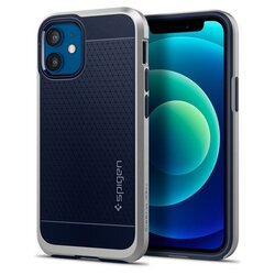 Husa iPhone 12 Spigen Neo Hybrid - Satin Silver