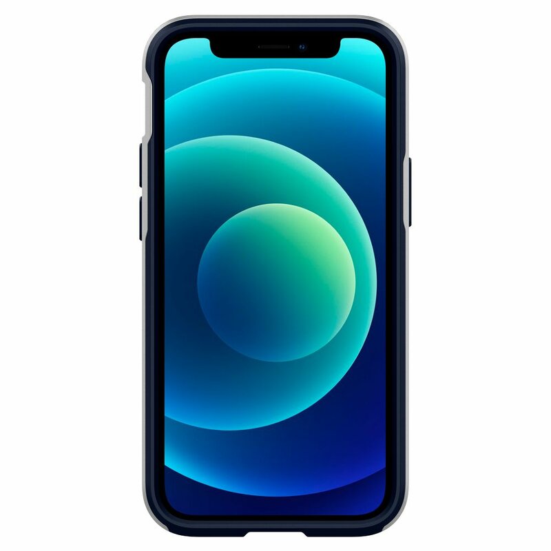 Husa iPhone 12 Spigen Neo Hybrid - Satin Silver