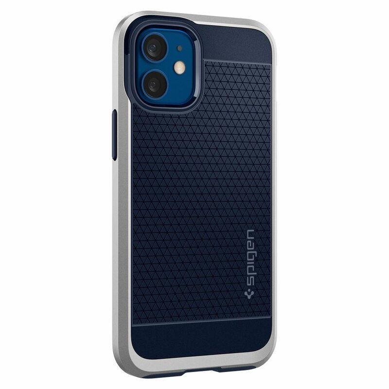 Husa iPhone 12 Spigen Neo Hybrid - Satin Silver