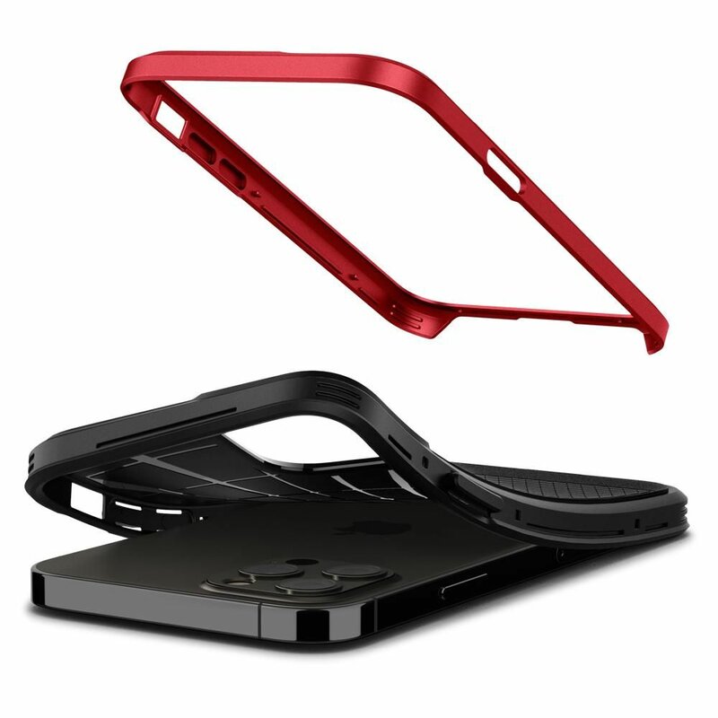 Husa iPhone 12 Pro Spigen Neo Hybrid - Rosu