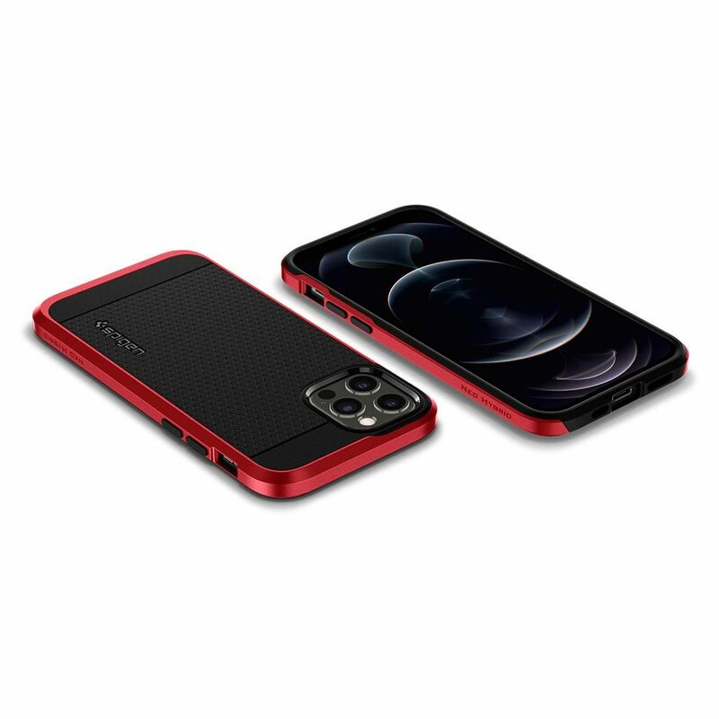 Husa iPhone 12 Pro Spigen Neo Hybrid - Rosu