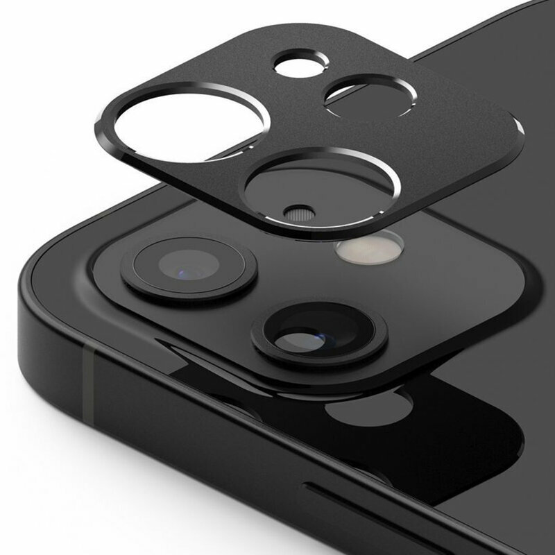 Protectie camera iPhone 12 Ringke Camera Styling, negru