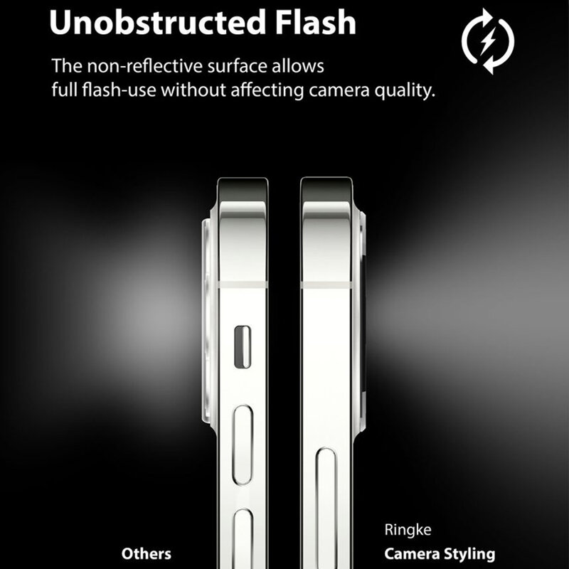 Protectie camera iPhone 12 Pro Ringke Camera Styling, albastru