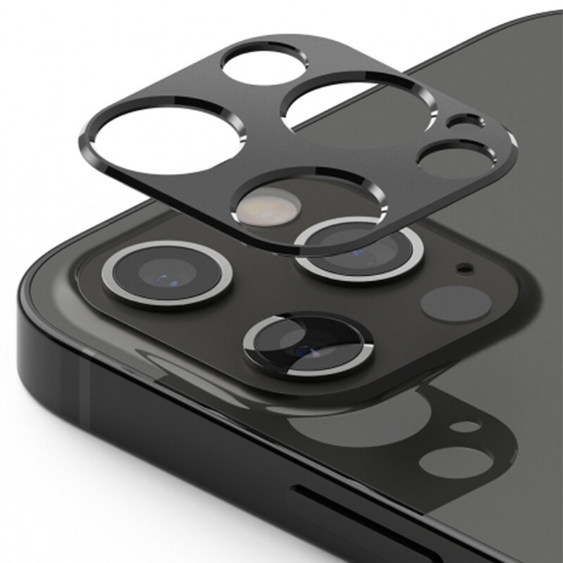 Protectie camera iPhone 12 Pro Ringke Camera Styling, negru