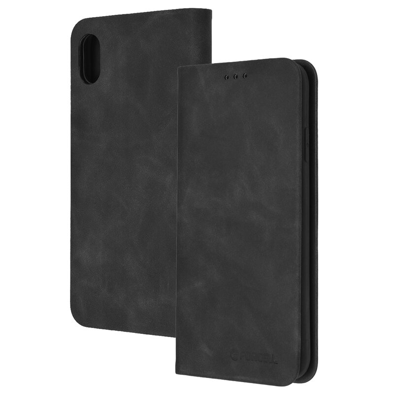 Husa iPhone X, iPhone 10 Forcell Silk Wallet - Black