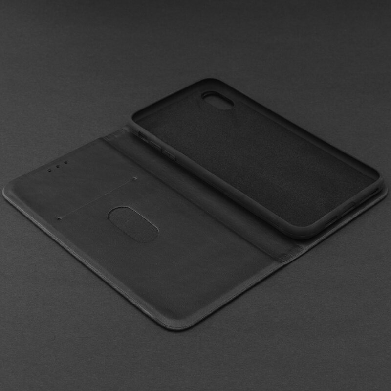 Husa iPhone XS Max Forcell Silk Wallet - Black
