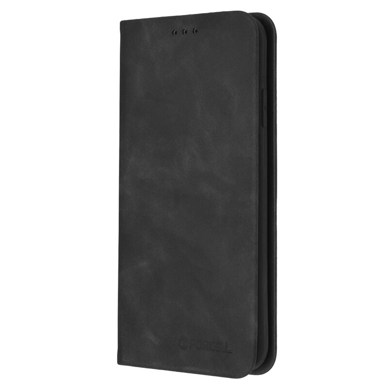 Husa iPhone XS Max Forcell Silk Wallet - Black
