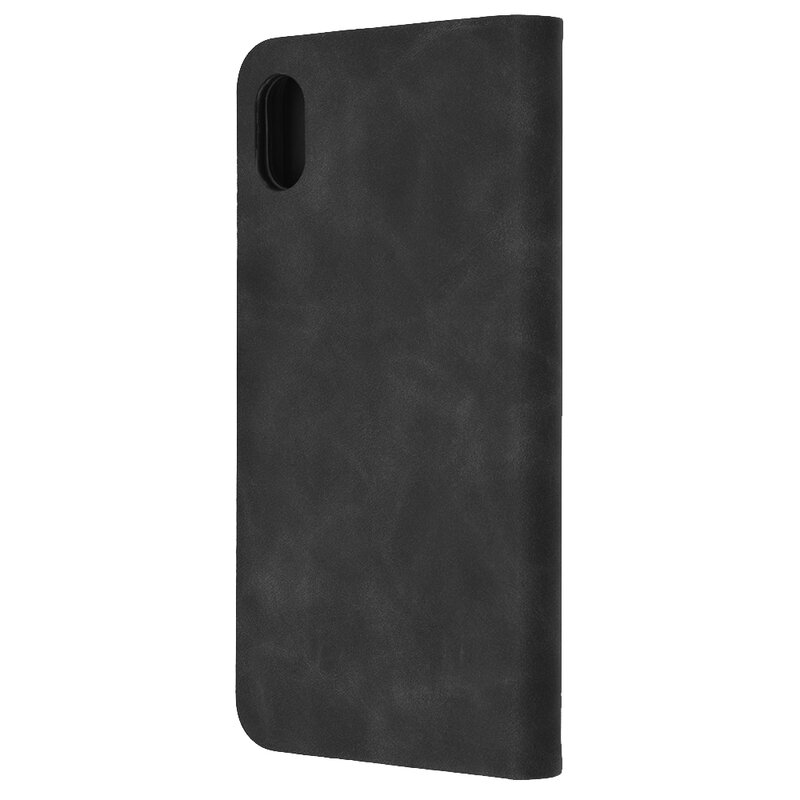 Husa iPhone XS Max Forcell Silk Wallet - Black