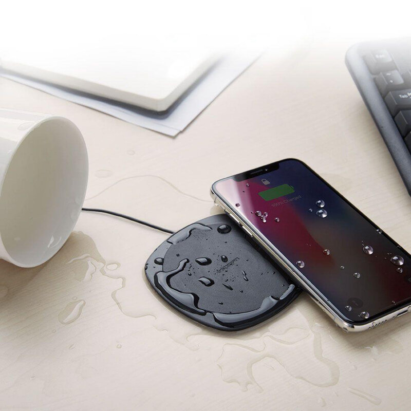 Incarcator wireless Spigen F305W, incarcare rapida QC 3.0, 9W, alb