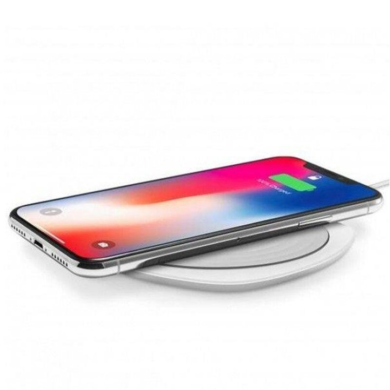 Incarcator wireless Spigen F305W, incarcare rapida QC 3.0, 9W, alb