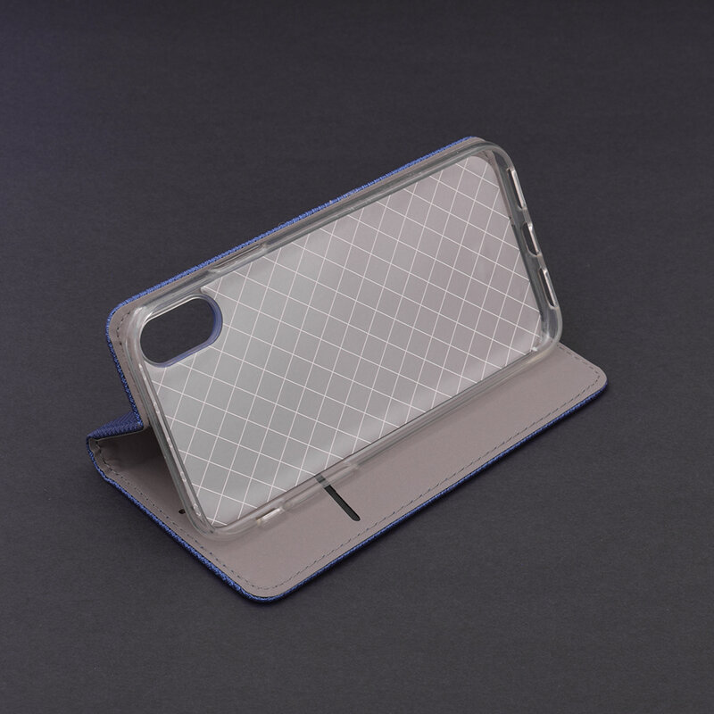 Husa Smart Book iPhone XS Max Flip Negru