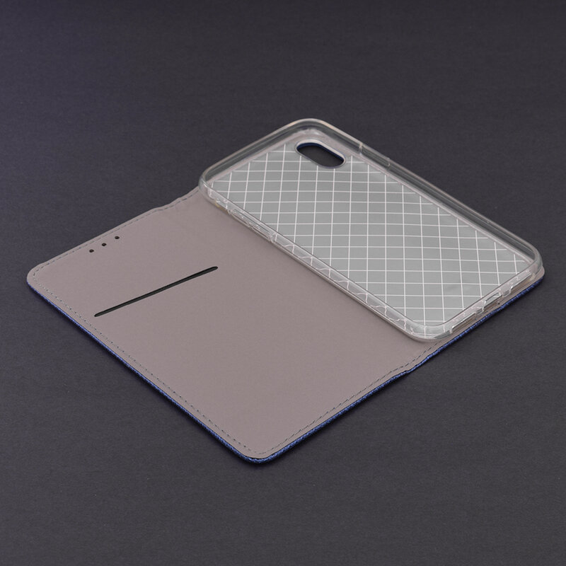 Husa Smart Book iPhone XS Flip Negru