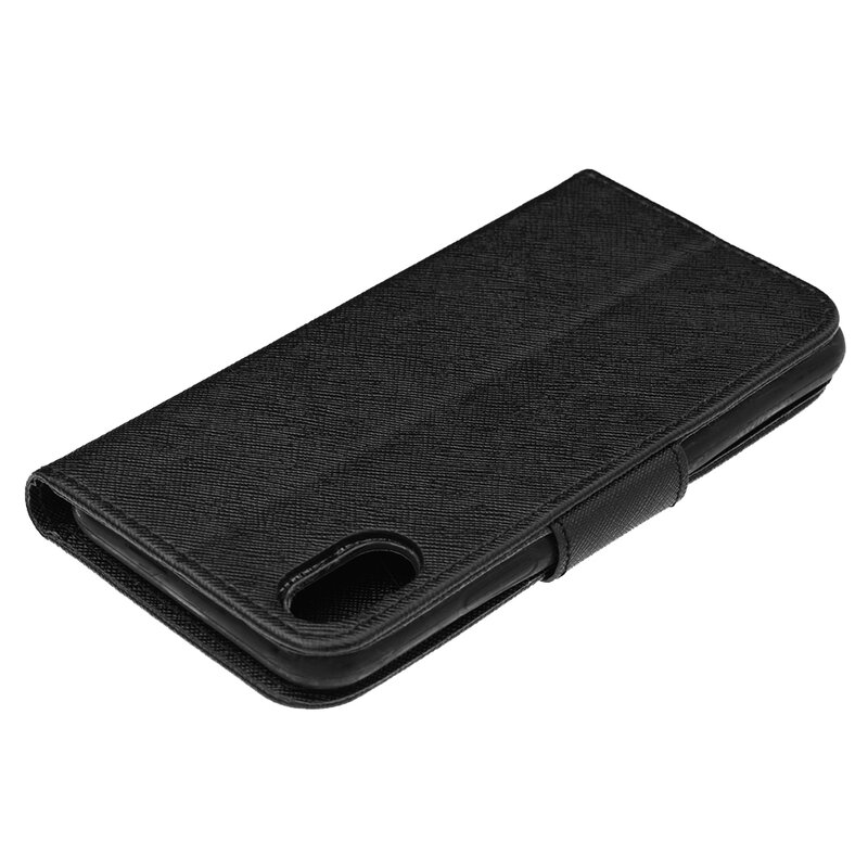 Husa iPhone XR Inch Flip Negru MyFancy