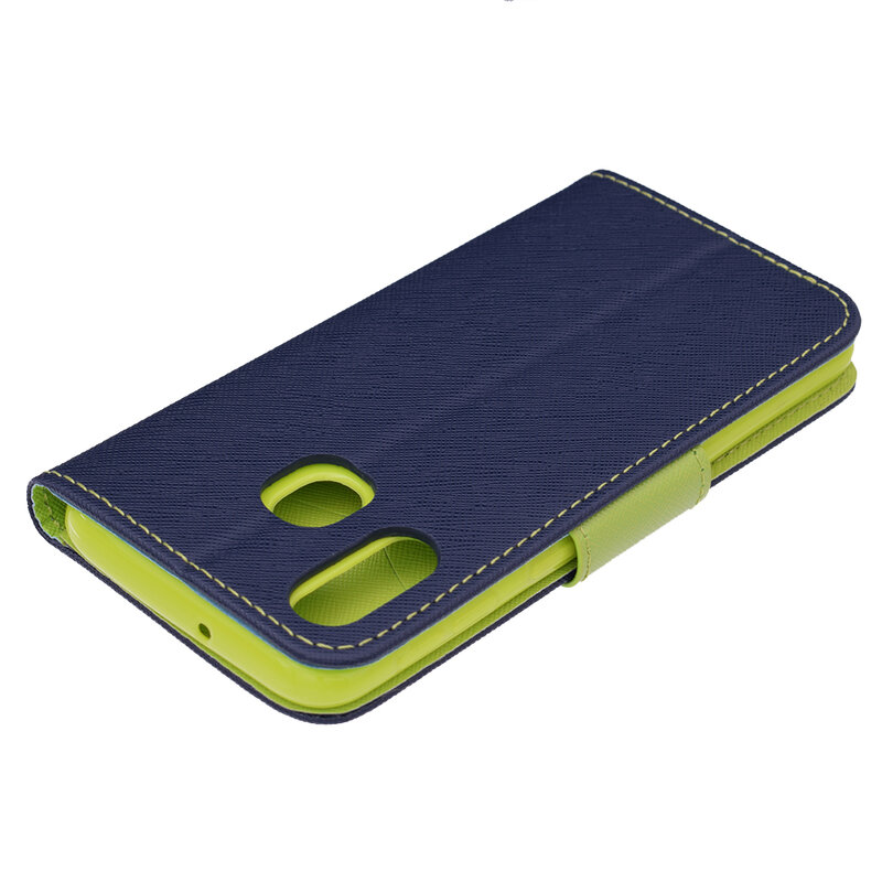 Husa Samsung Galaxy A40 Flip MyFancy - Albastru