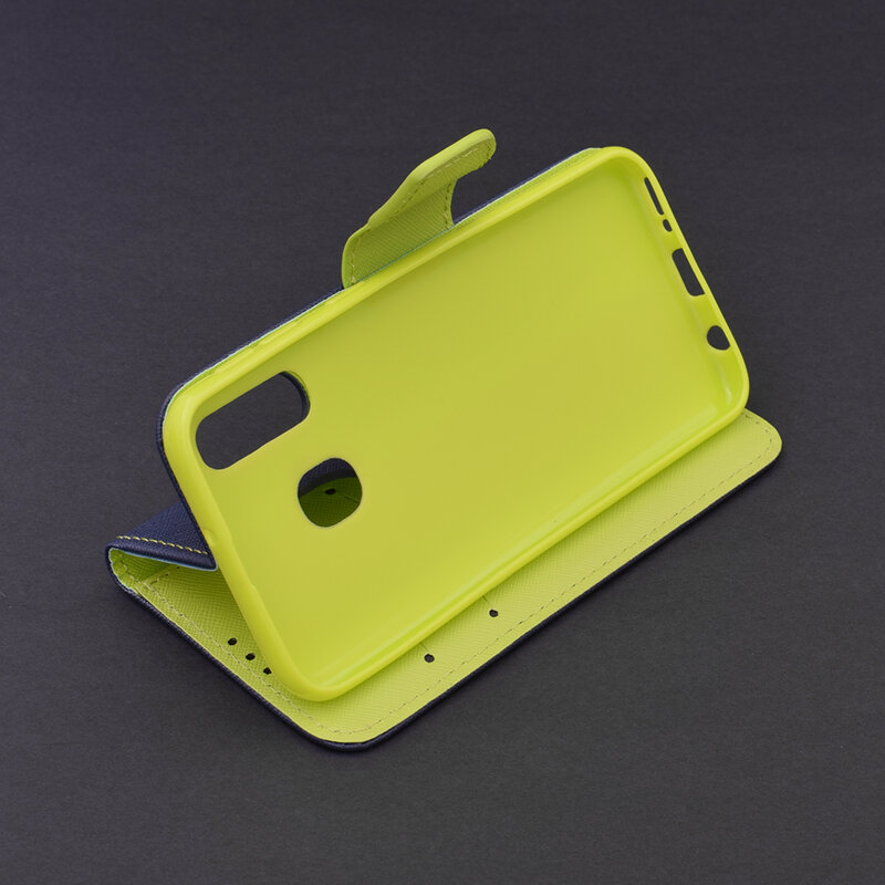 Husa Samsung Galaxy A40 Flip MyFancy - Albastru
