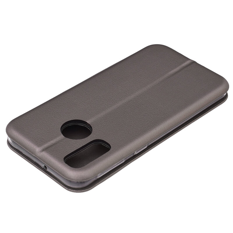 Husa Samsung Galaxy A40 Flip Magnet Book Type - Grey