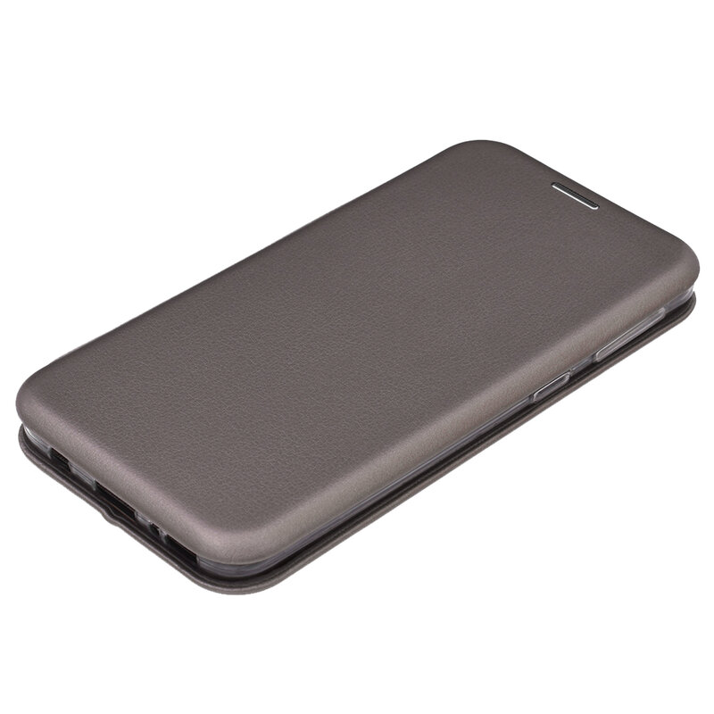 Husa Samsung Galaxy A40 Flip Magnet Book Type - Grey