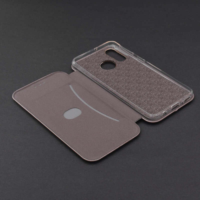 Husa Samsung Galaxy A40 Flip Magnet Book Type - Grey