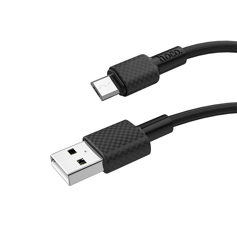 Cablu de date Hoco X29, USB la Micro-USB, incarcare rapida, 2A, 1m, negru
