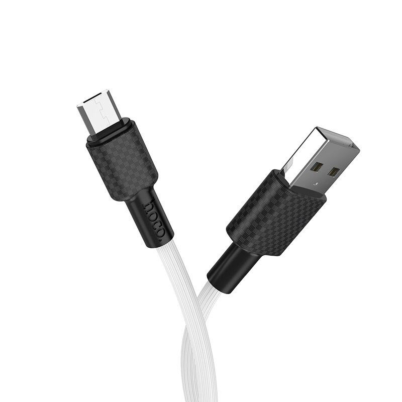 Cablu de date Hoco X29, USB la Micro-USB, incarcare rapida, 2A, 1m, alb