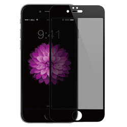 Folie Sticla iPhone 6 Plus / 6S Plus Lito Privacy Cu Rama - Negru
