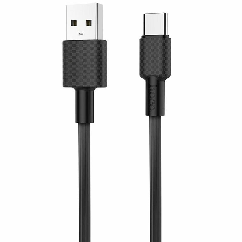 Cablu de date Hoco X29, USB la Type-C, incarcare rapida, 3A, 1m, negru