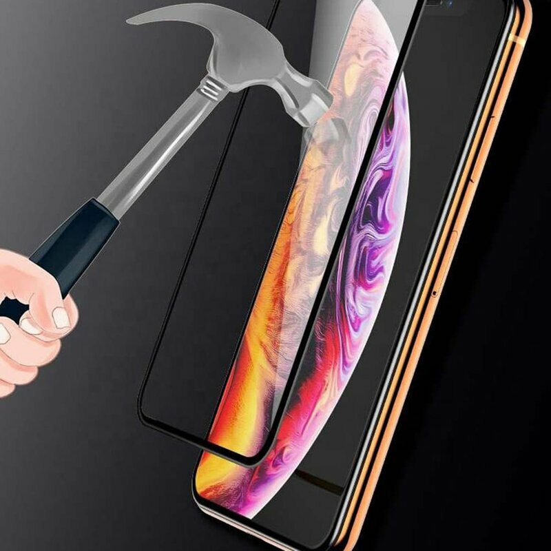 Folie iPhone 12 Mobster Ceramics 9D Cu Acoperire Integrala - Negru