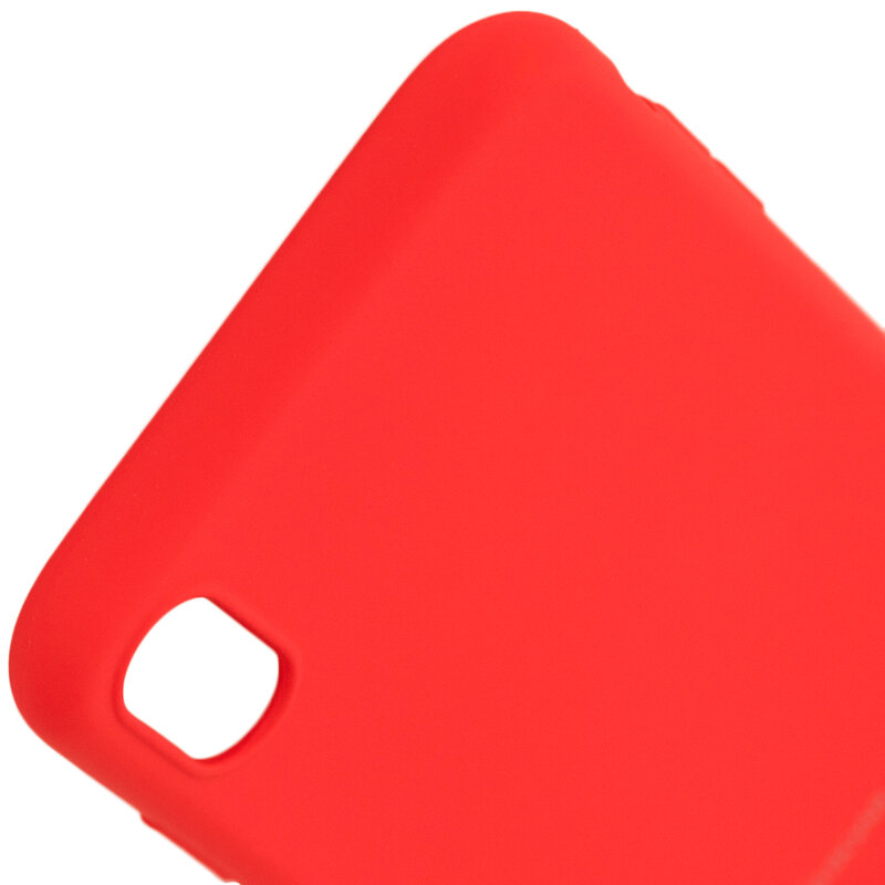 Husa iPhone XR Roar Colorful Jelly Case, decupaj integral camera - Portocaliu Mat