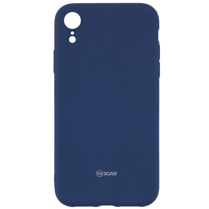 Husa iPhone XR Roar Colorful Jelly Case - Albastru Mat