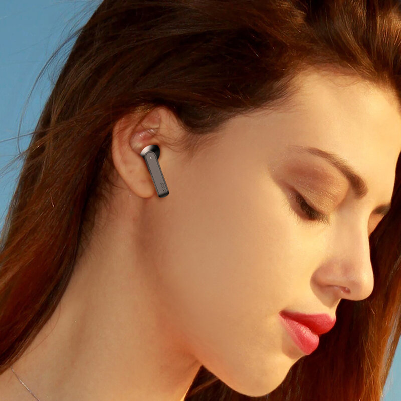 Casti in-ear wireless Usams, TWS earbuds, Bluetooth, alb, BHUSM01