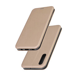 Husa Samsung Galaxy A30s Flip Magnet Book Type - Gold