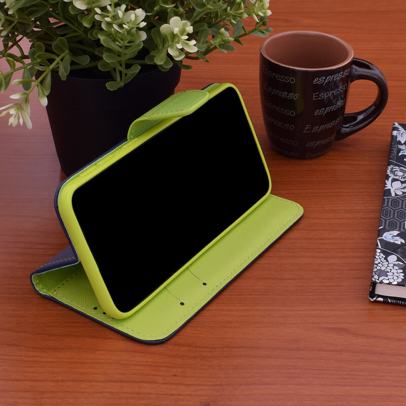 Husa Samsung Galaxy A50 Flip MyFancy - Albastru