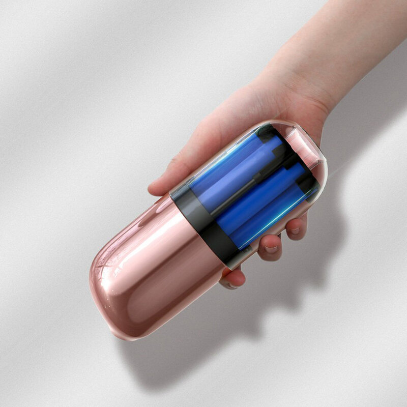 Aspirator Baseus C1, filtru HEPA, cablu incarcare Type-C, roz, CRXCQC1-04