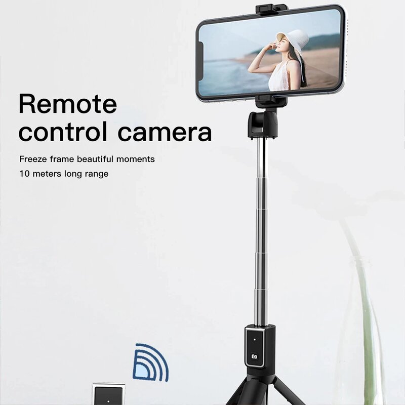 Suport Selfie Stick Mobster P50, tripod, telecomanda wireless, 3.5-6.2
