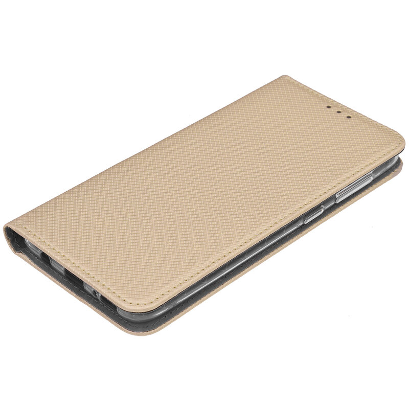 Husa Smart Book Samsung Galaxy A30s Flip - Auriu