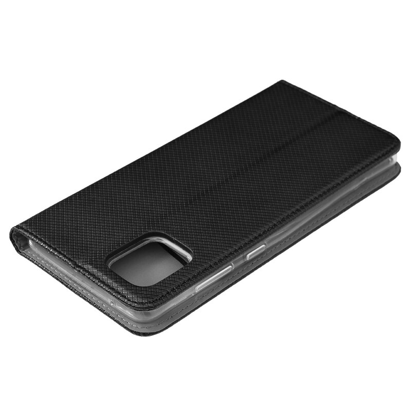 Husa Smart Book Samsung Galaxy Note 10 Lite Flip - Negru