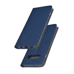 Husa Smart Book Samsung Galaxy S10 Plus Flip Albastru