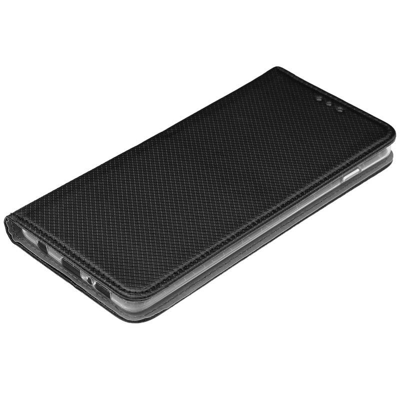 Husa Smart Book Samsung Galaxy S10 Flip Negru