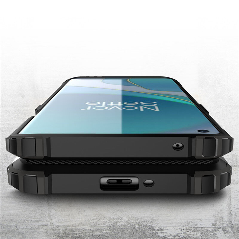 Husa OnePlus 9 Techsuit Hybrid Armor, negru