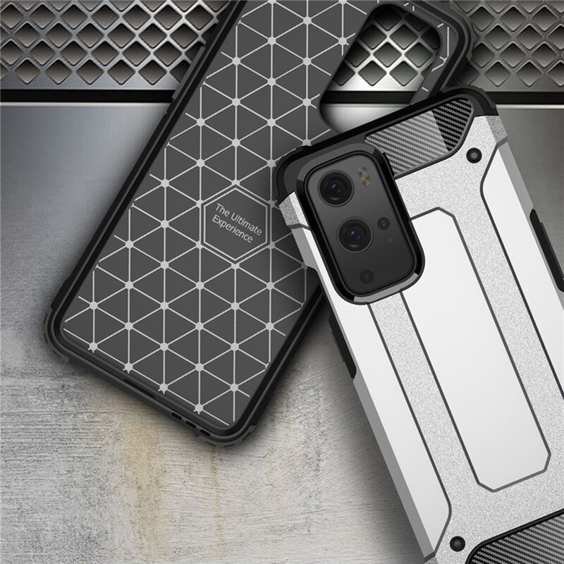 Husa OnePlus 9 Pro Techsuit Hybrid Armor, negru