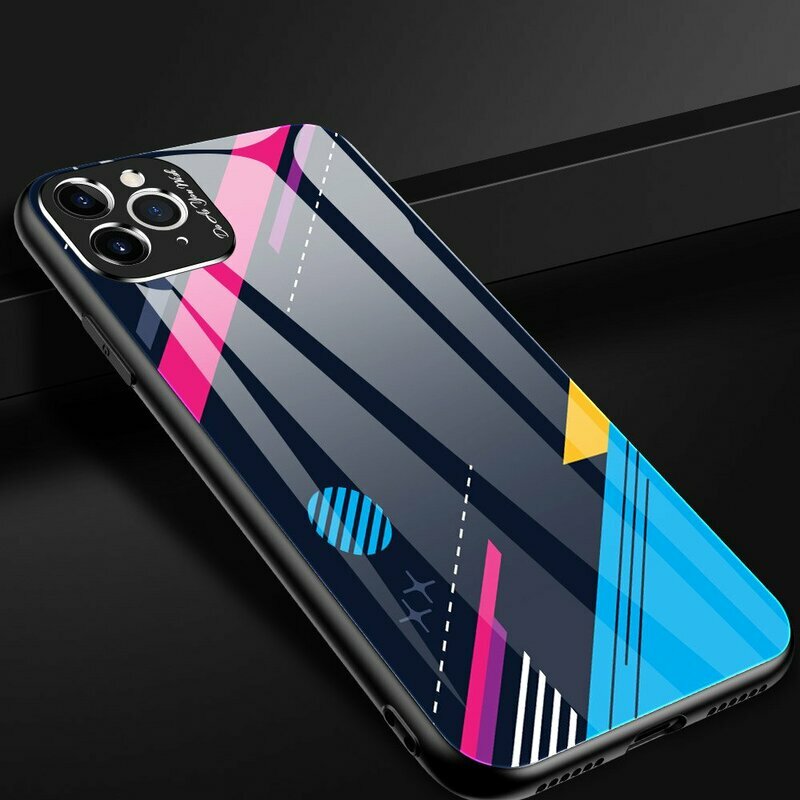 Husa Samsung Galaxy A70 Multicolora Din Sticla Securizata - Model 4