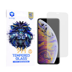 Folie Sticla iPhone XS Max Lito 9H Tempered Glass - Clear